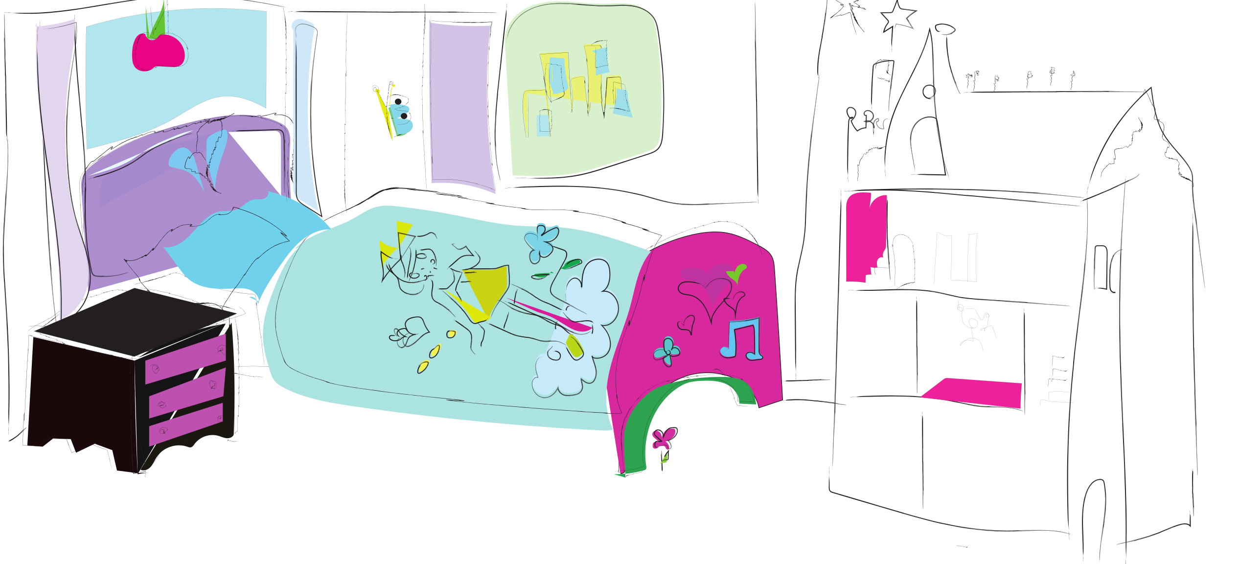 Cleaned Vector Floorplan